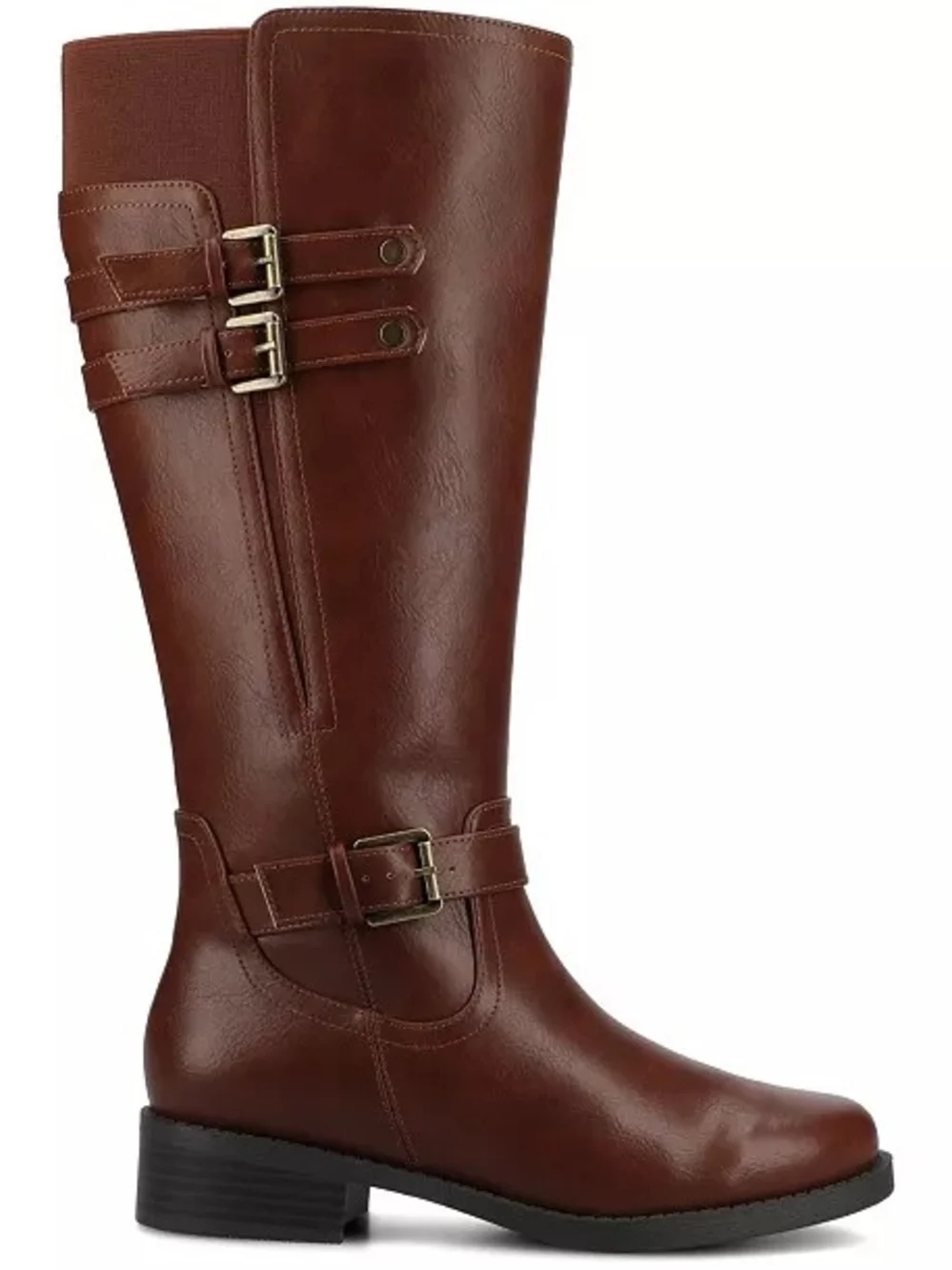 Classic Brown Knee-High Riding Boots - Women Size 9M XWC